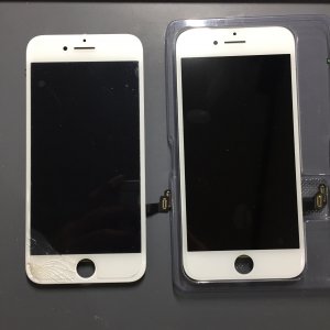 iPhone8　ガラスパネル交換