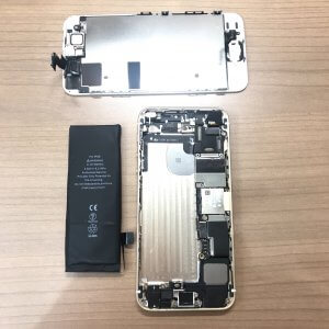 iPhoneSE バッテリー交換