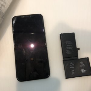 iPhoneX バッテリー交換修理