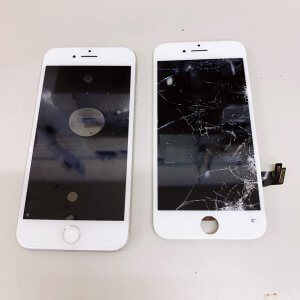 iPhone8 ガラスパネル交換