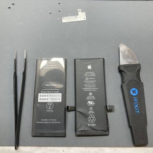 iPhone7 バッテリー交換