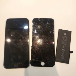 iPhone7パネル、バッテリー交換修理