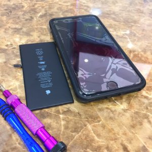 iPhone7+ バッテリー交換