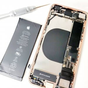 iPhone8 バッテリー交換