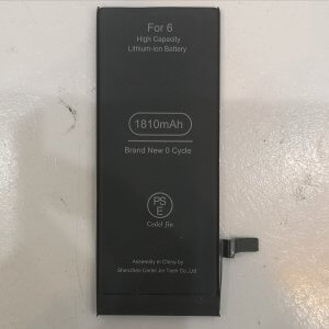 iPhone 6 バッテリー交換