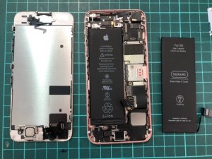 iphone SE フロントパネル交換