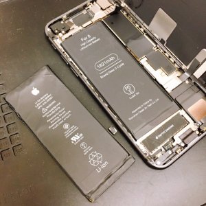 iPhone8 バッテリー交換