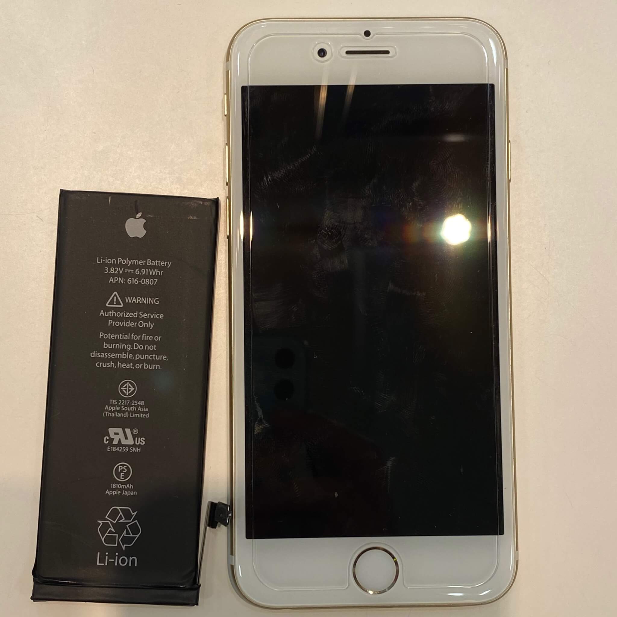 iPhone6 バッテリー交換修理