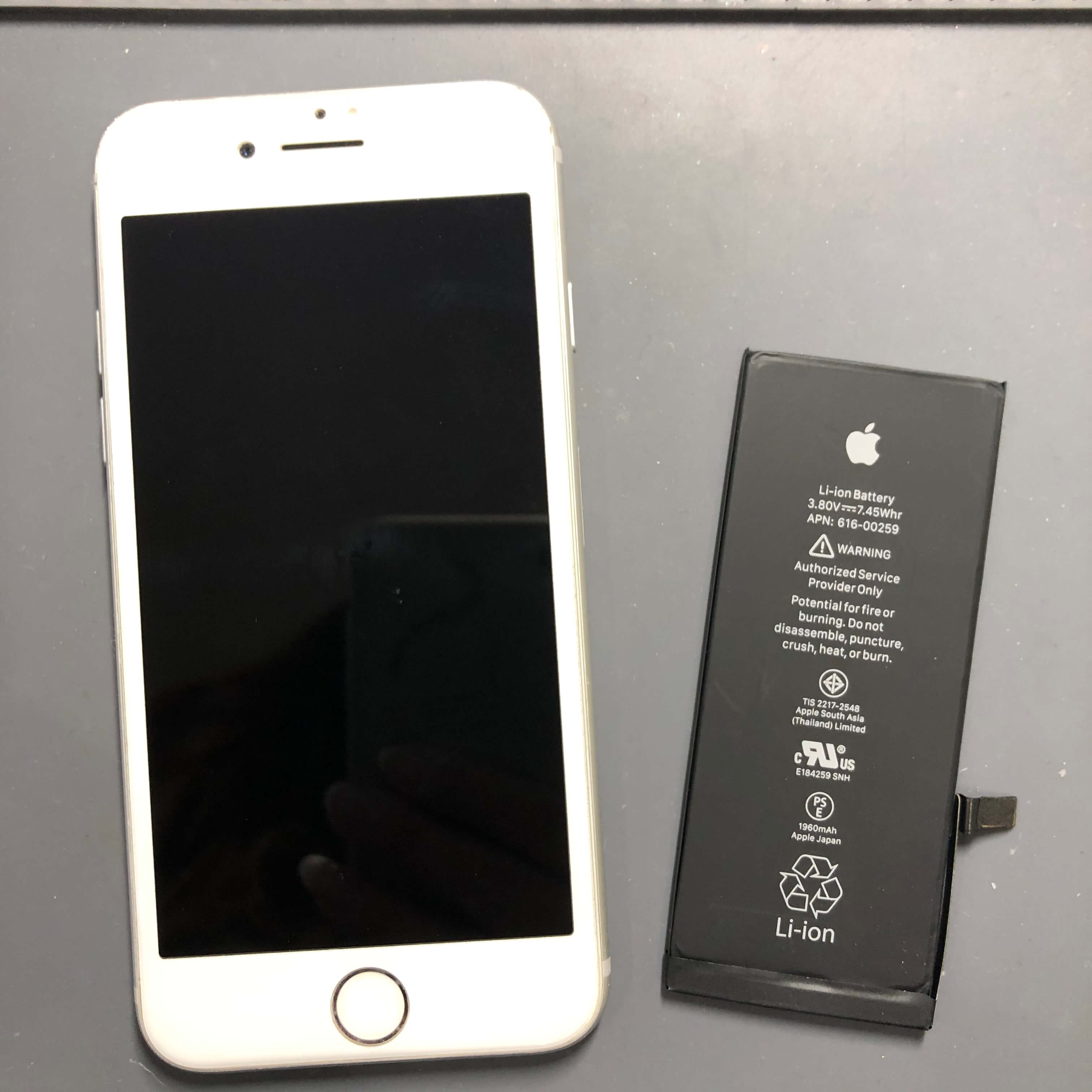iPhone7 バッテリー交換