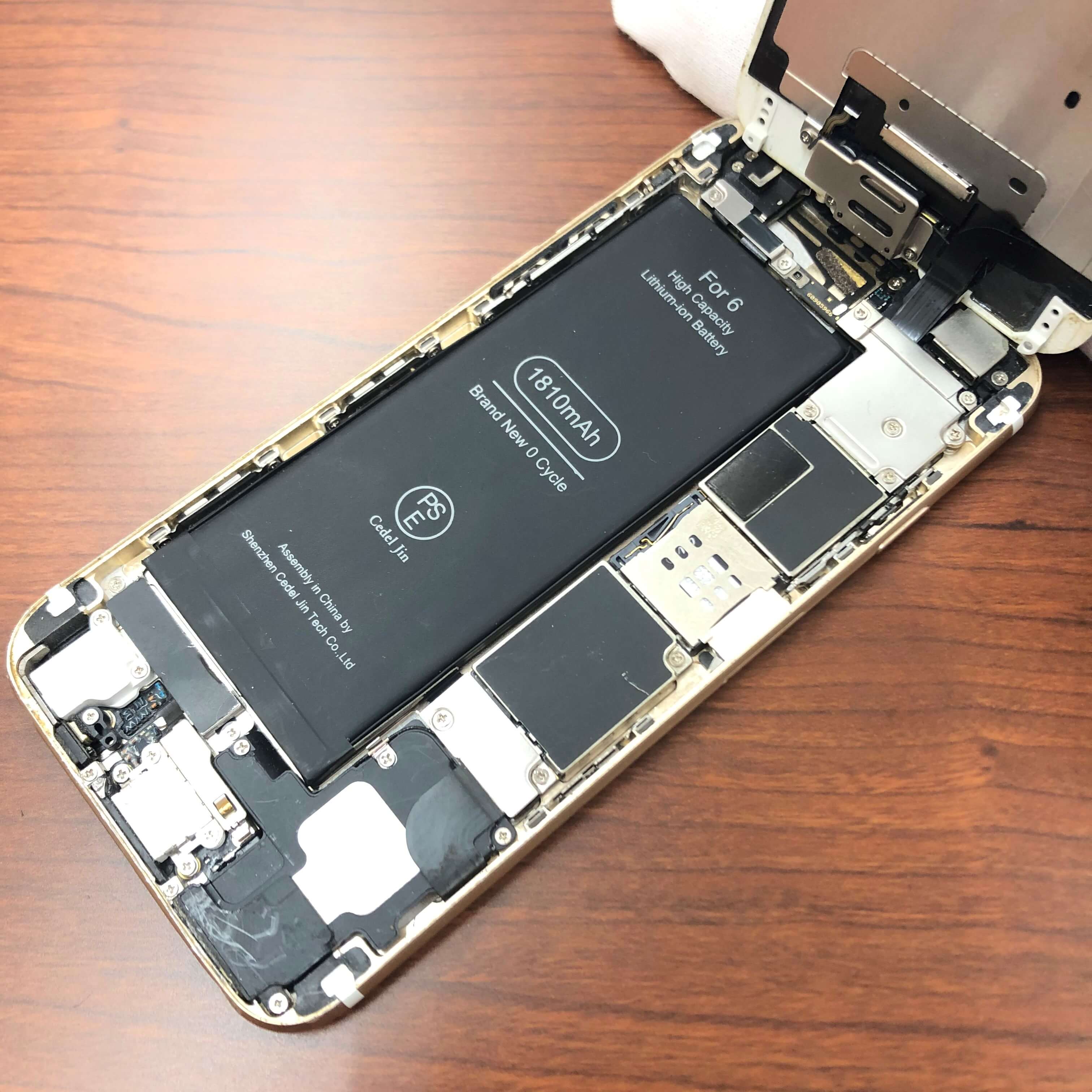 iPhone6 バッテリー交換