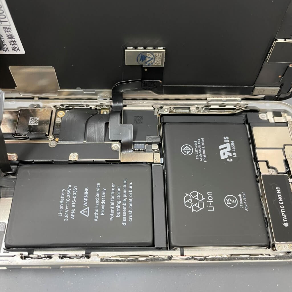 iPhoneX バッテリー交換