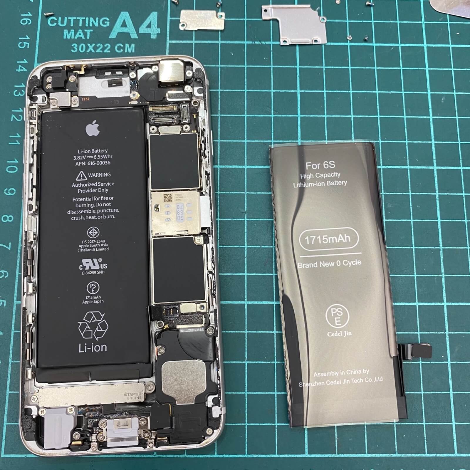 iPhone 6s バッテリー交換