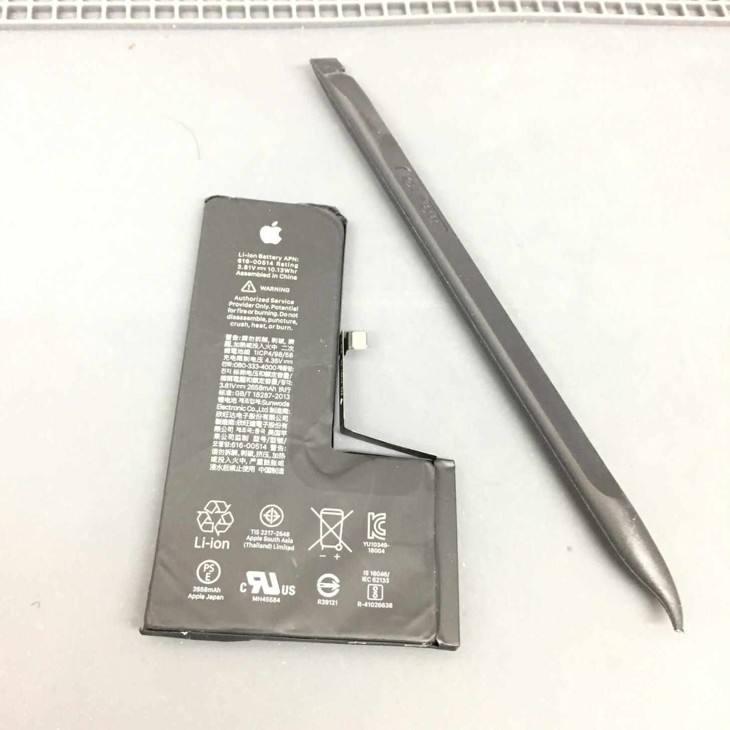 iPhoneX バッテリー交換