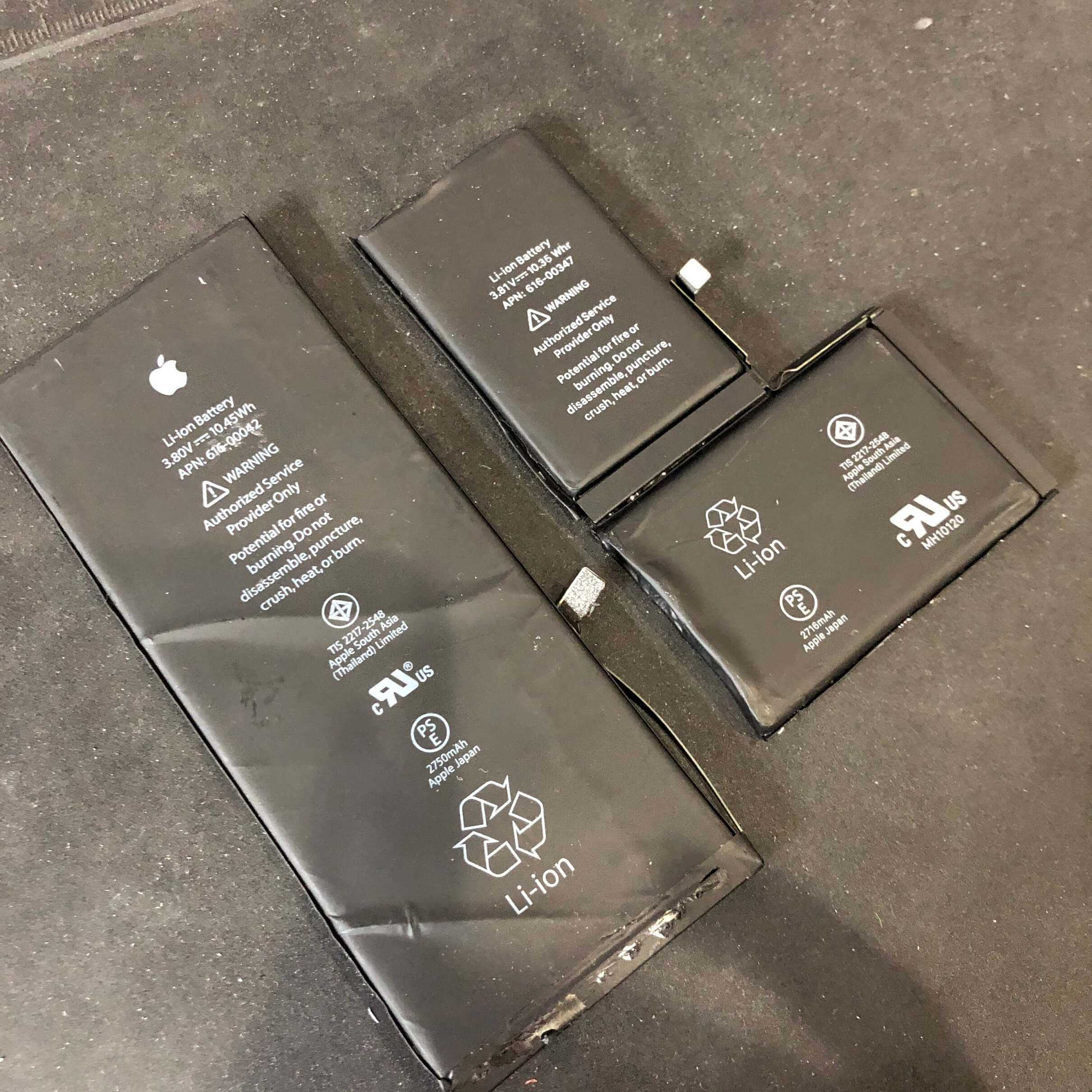 iPhoneX iPhone6plus バッテリー交換