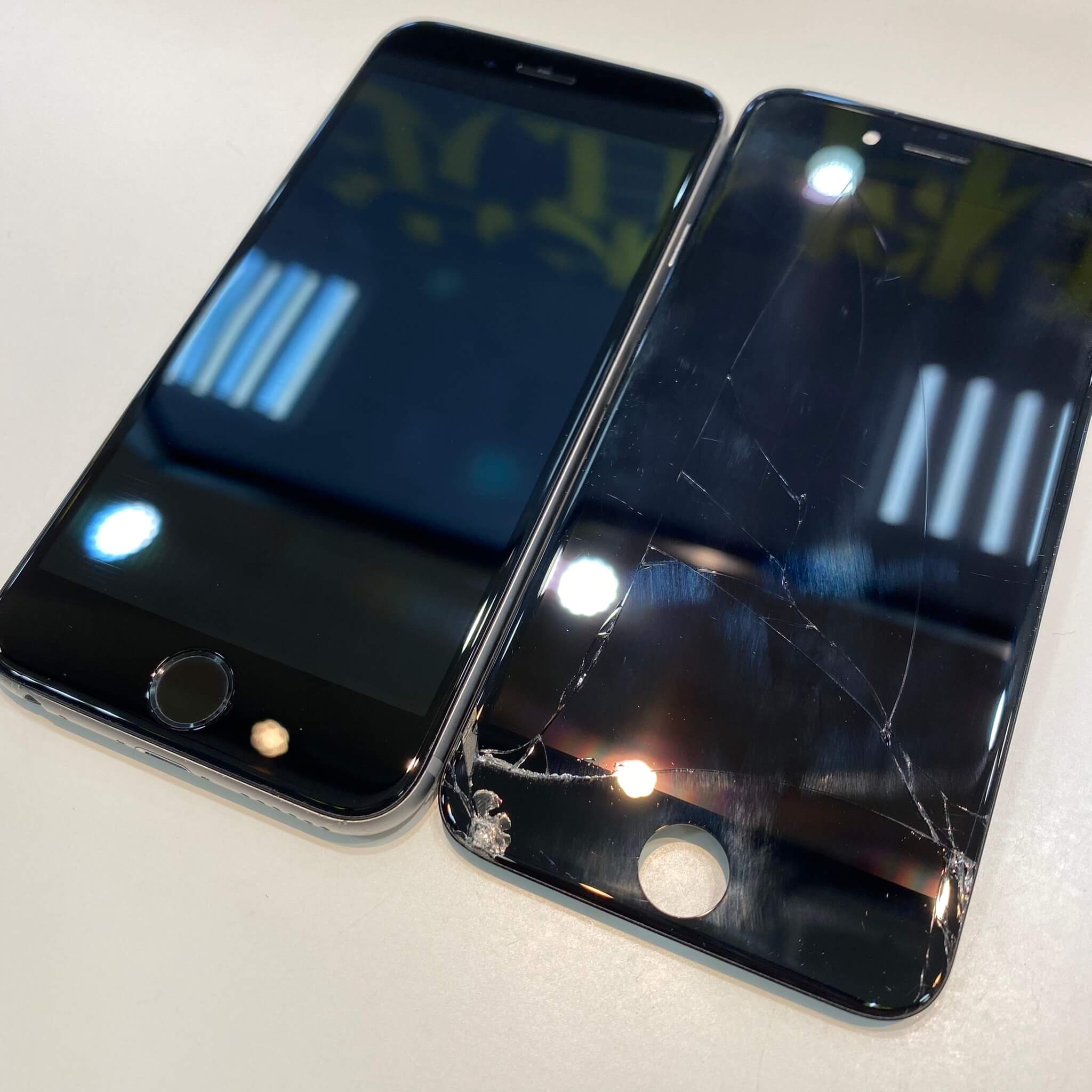 iPhone6ガラスパネル交換修理