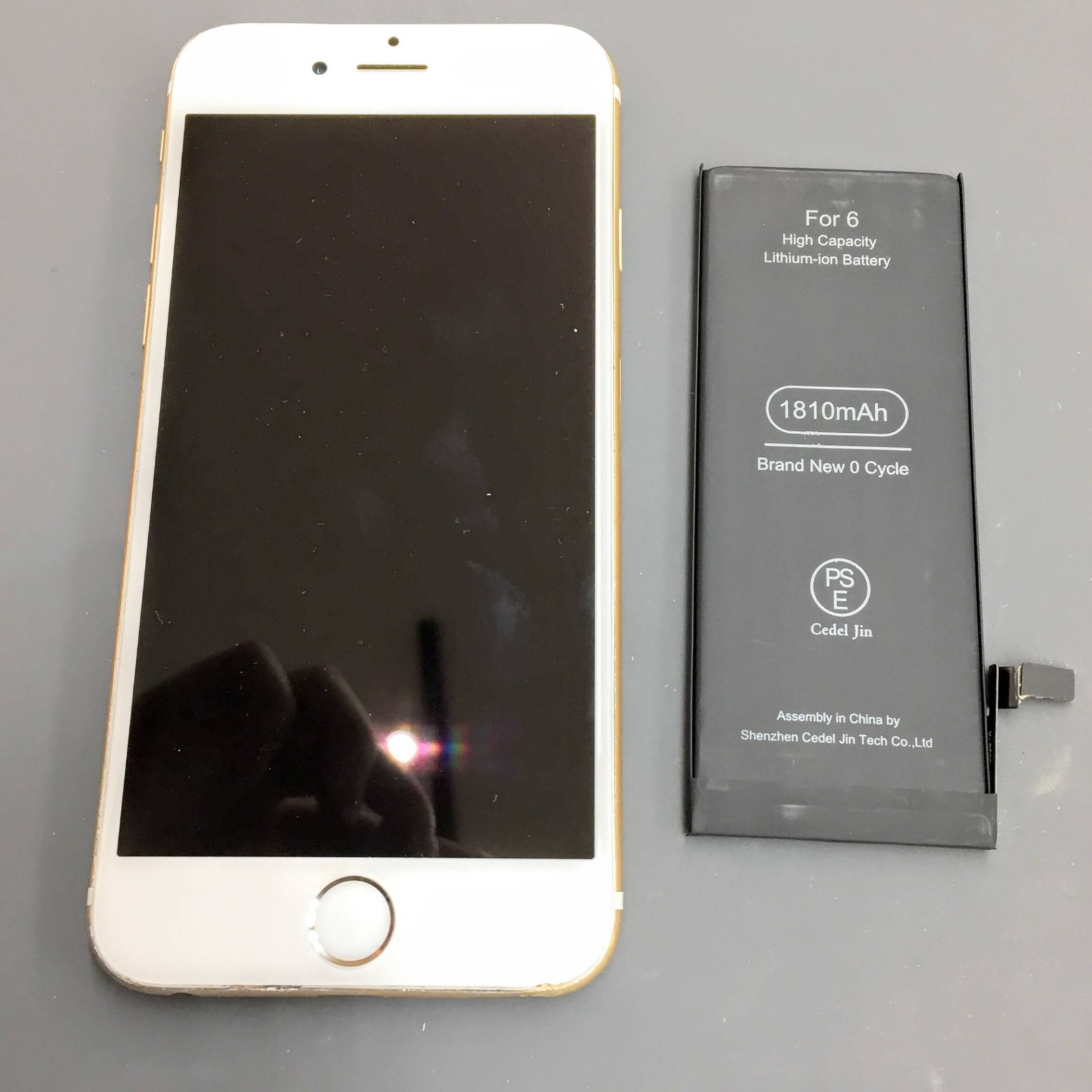 iPhone6 バッテリー交換