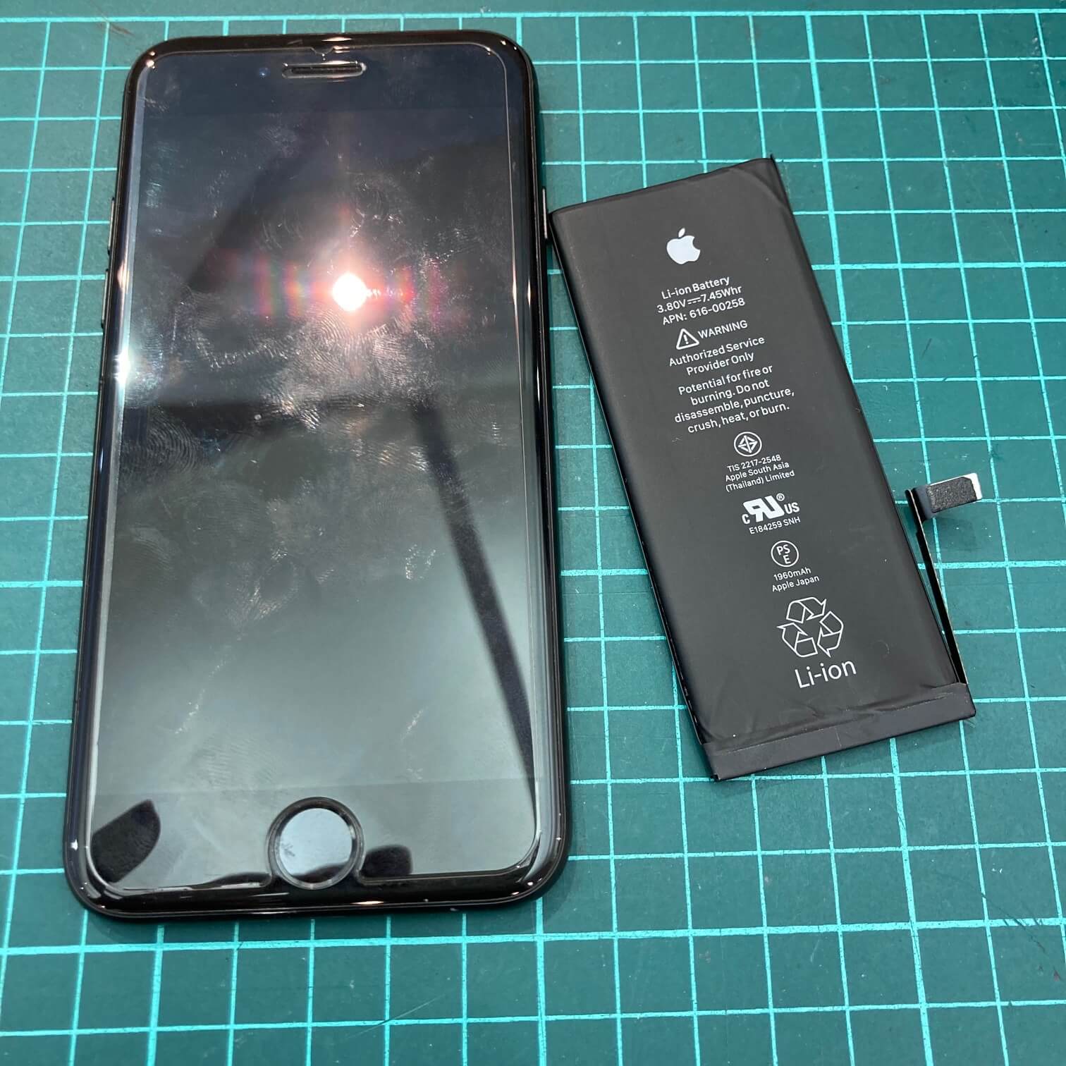 iPhone7 バッテリー交換
