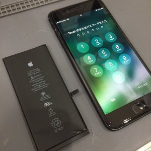 iPhone7Plus バッテリー交換