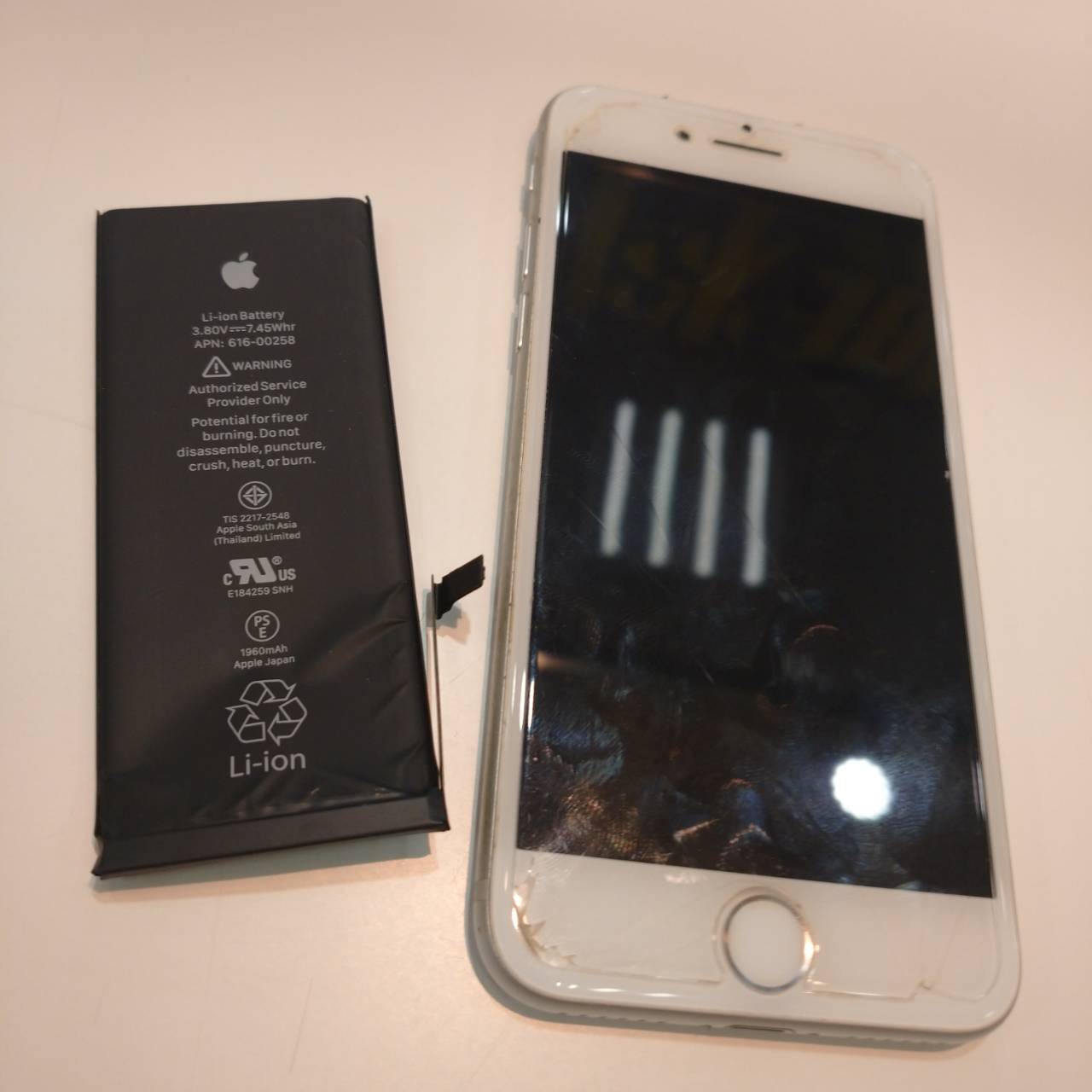 iPhone7バッテリー交換修理