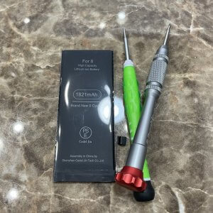 iPhone8 バッテリー交換