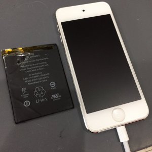 iPod touch6 バッテリー交換