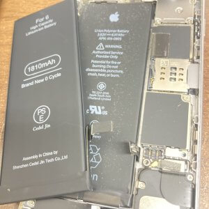 iPhone6 バッテリー交換修理