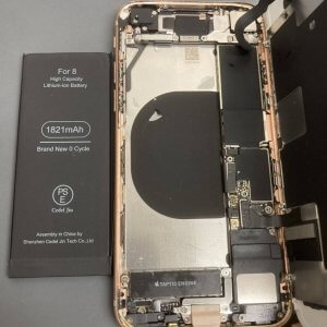 iPhone8 バッテリー 交換 修理 電池 リチウム電池