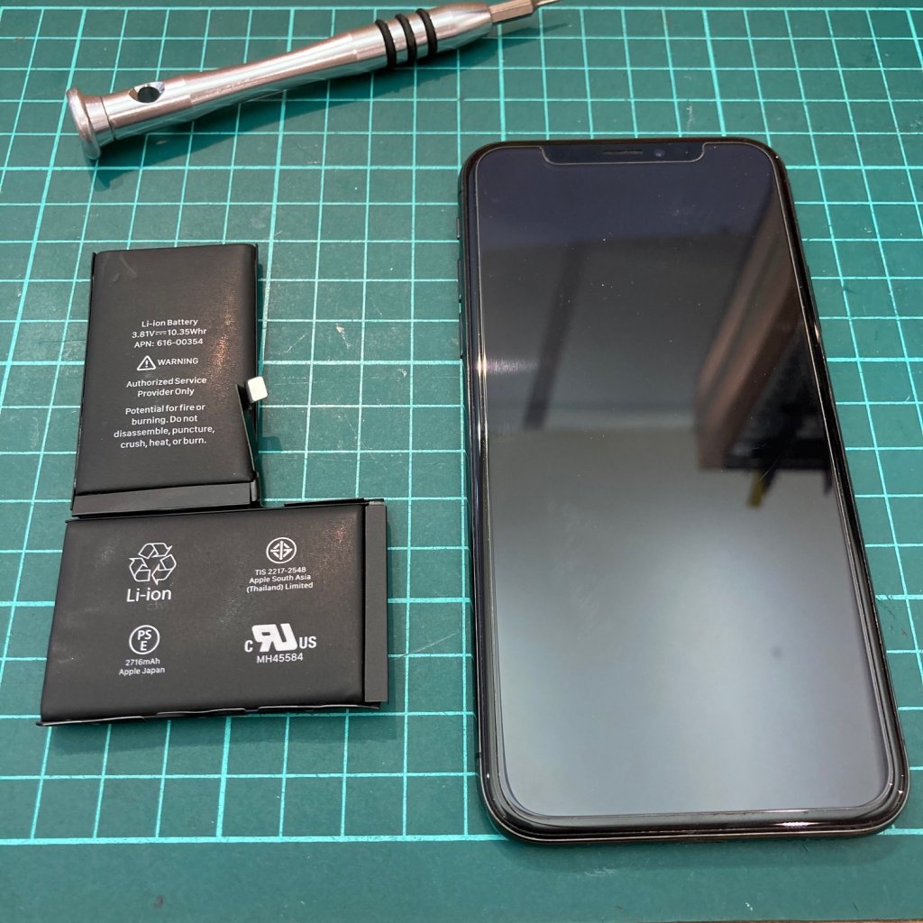 iPhone X バッテリー交換