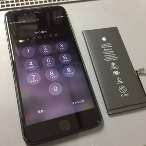 iPhone7Plus バッテリー交換