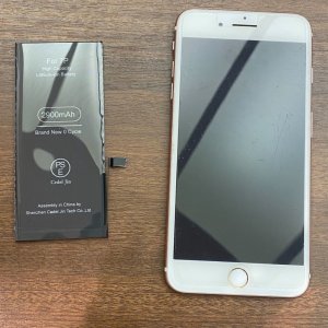 iPhone 7Plus　バッテリー交換　修理実績