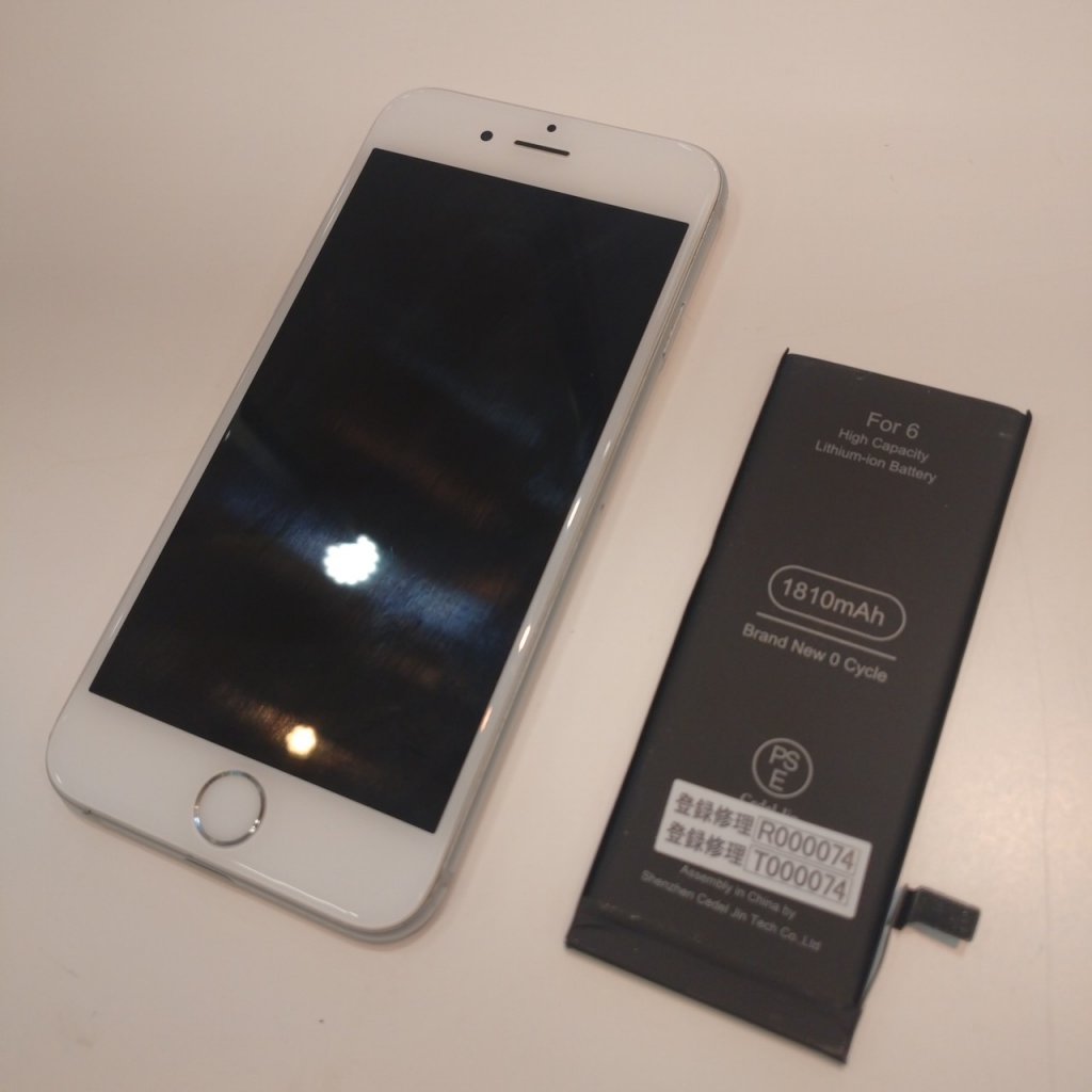 iPhone6 バッテリー交換