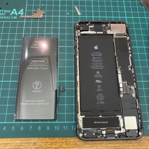 iPhone 8 Plus　バッテリー交換　修理実績