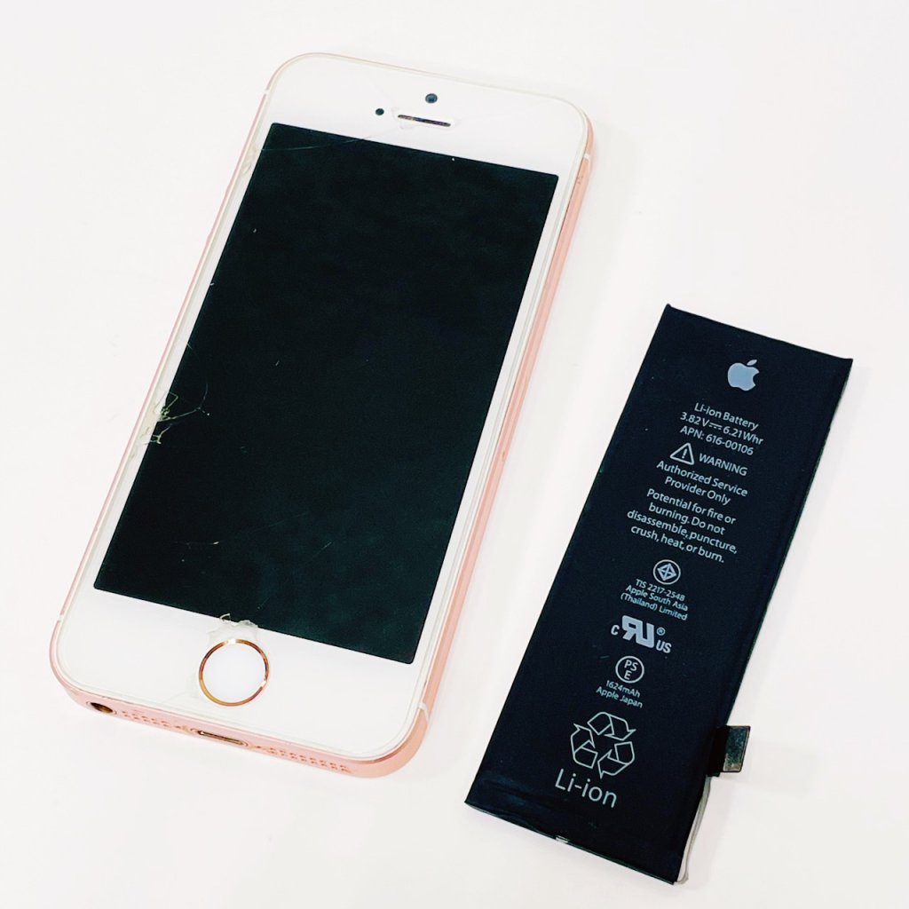 iPhone SE バッテリー交換