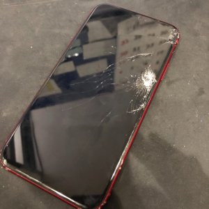 iPhoneXR ガラスパネル交換