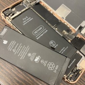 iPhone8 バッテリー交換修理