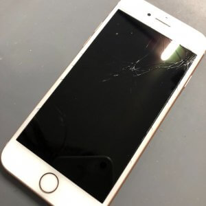 iPhone8 ガラスパネル交換