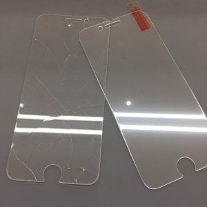iPhone7 強化ガラス貼付