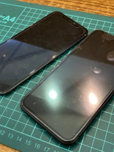 iPhone X　液晶交換　修理実績