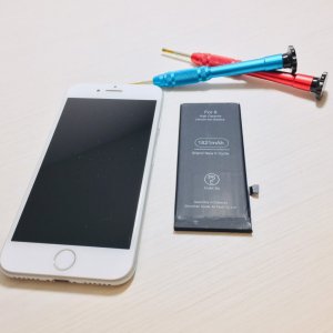 iPhone8 バッテリー交換