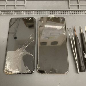 iPhoneX 画面割れ ガラス割れ 液晶割れ フロントパネル 交換 修理 iPhone修理
