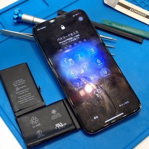 iPhoneXバッテリー交換修理