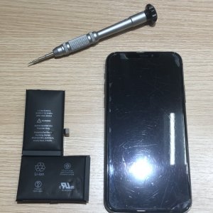 iPhoneX　バッテリー交換