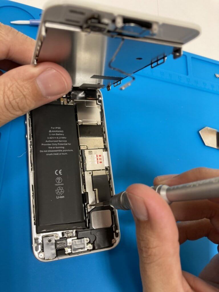 iPhone5SEバッテリー交換修理