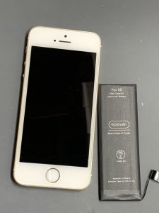 iPhoneSE バッテリー交換