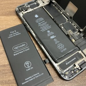 iPhone8 バッテリー 交換修理