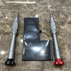 iPhone Xバッテリー交換