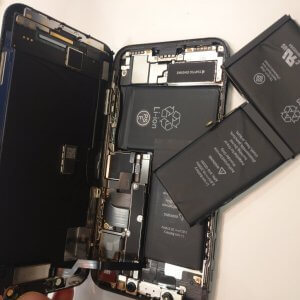 iPhoneX　バッテリー交換修理