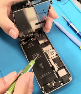 iPhoneSE バッテリー交換修理
