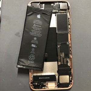 iPhone8 バッテリー交換