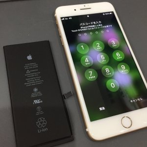 iPhone6SPlus バッテリー交換
